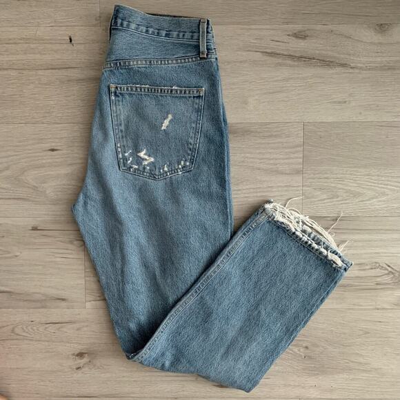 Agolde Midrise 90s Straight Fit Denim size 27 - Picture 2 of 8